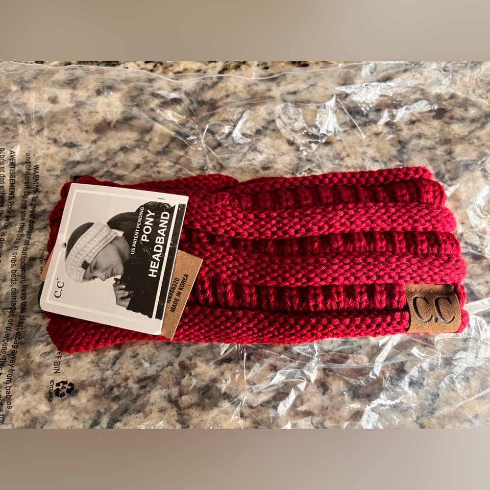 C.C. Red Pony Headband